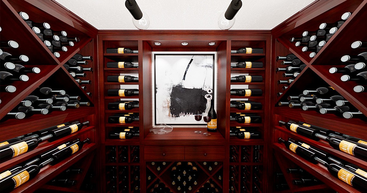 VR 360 Wine Cellar Tour - Custom Home Wine Cellar
