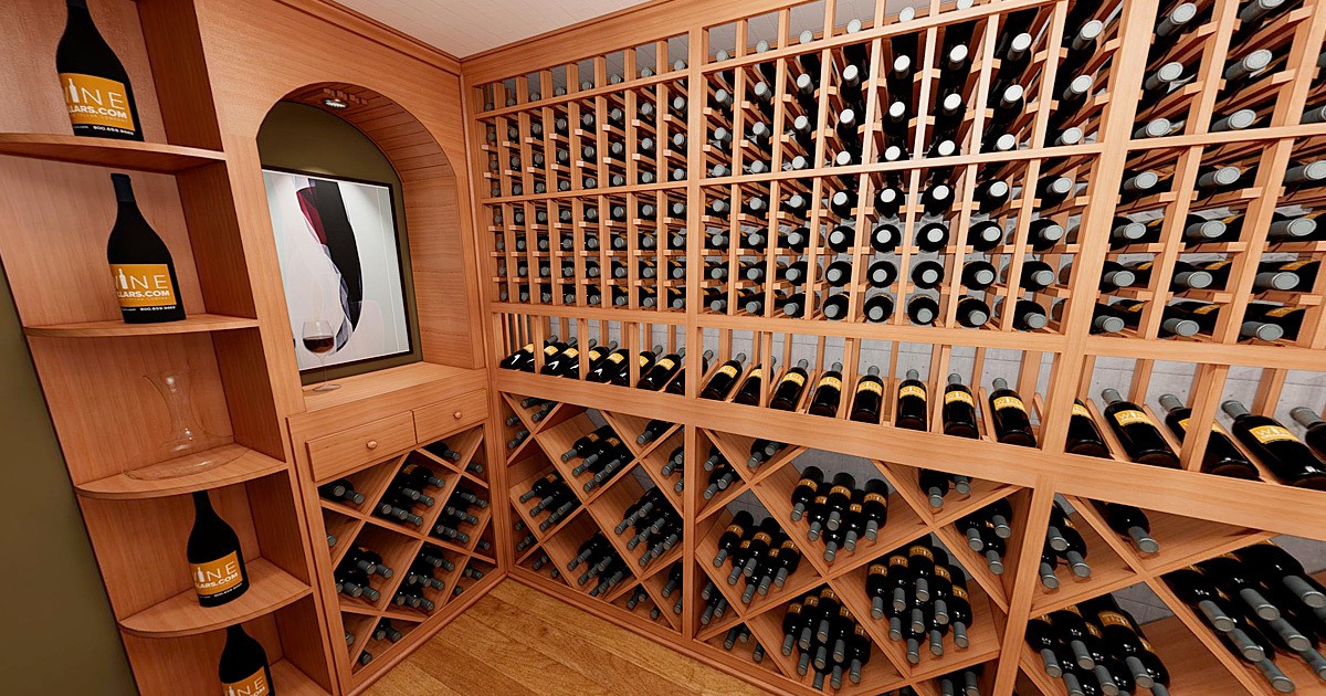VR 360 Wine Cellar Tour - Glass Enlcosed Wine Cellar